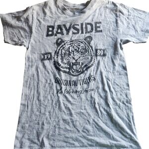 Bayside Original Tigers The Winning Team Graphic T Shirt Grey S P